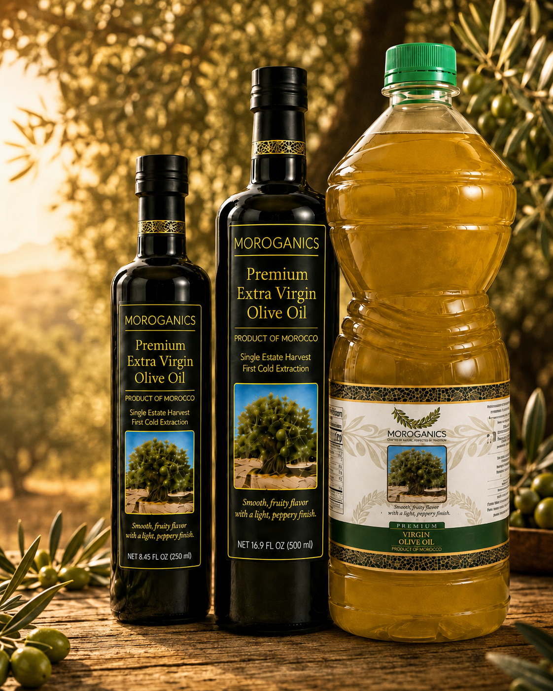 Moroganics Moroccan olive oil wholesale selection