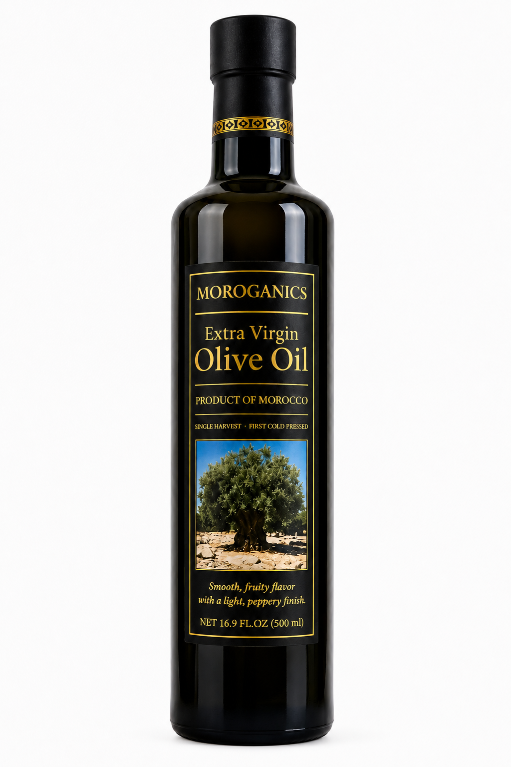 Moroganics Extra Virgin Olive Oil: Family Size & Everyday Cooking (500ml)